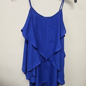 Cupio Royal Blue Layered Camisole